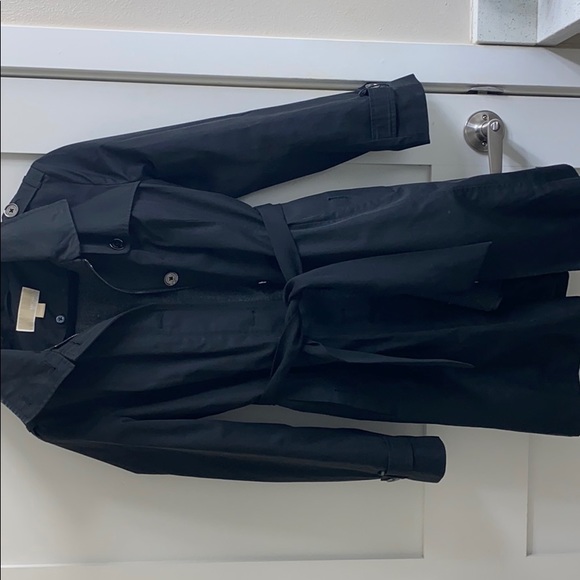 Women’s Black Michael Kors Trenchcoat - Size Small - Picture 3 of 6